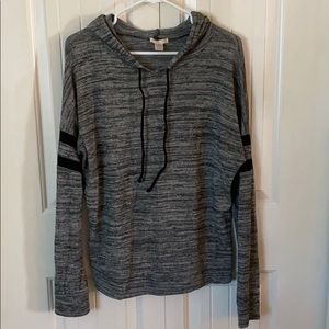 Grey and Black Marbled hoodie